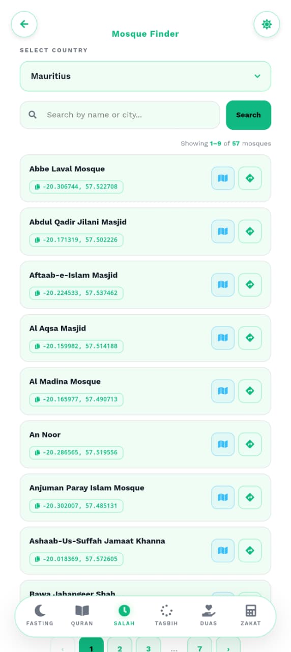 Muslim Sphere - Mosque Finder