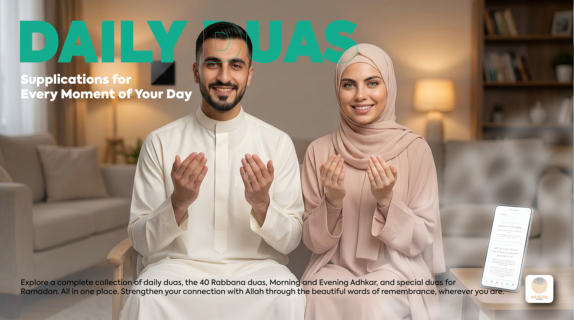 Muslim Sphere Daily Duas feature